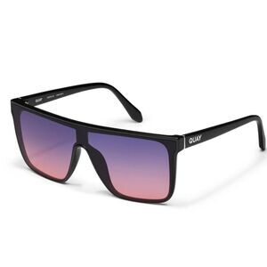 Quay Australia Nightfall Oversized Shield Sunglasses